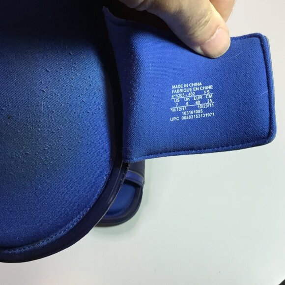 Nike Comfort Slide 2 Sandal Blue/Black Men\'s Size 7 415205-402 main image 4